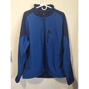 Kirkland Signature Softshell Jacket Blue Heather Navy Water-Resistant Size XL